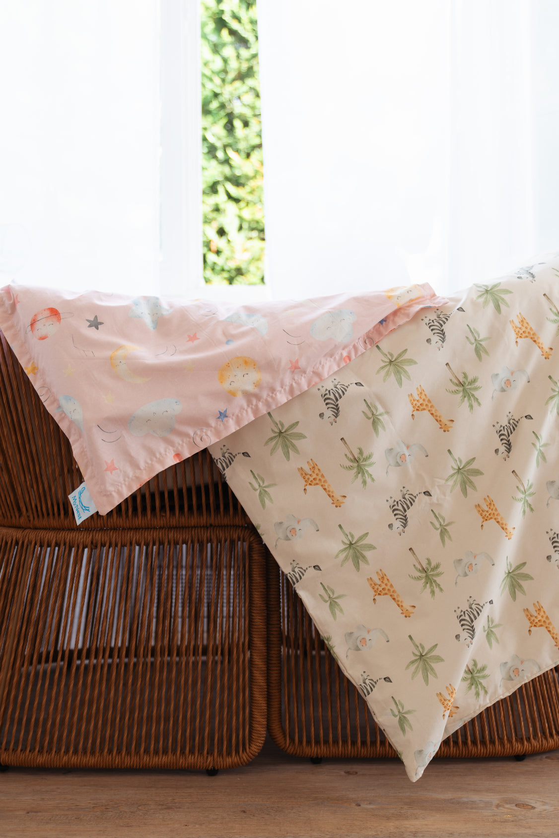 Copripiumino culla o lettino in Fantasia – 100% Cotone